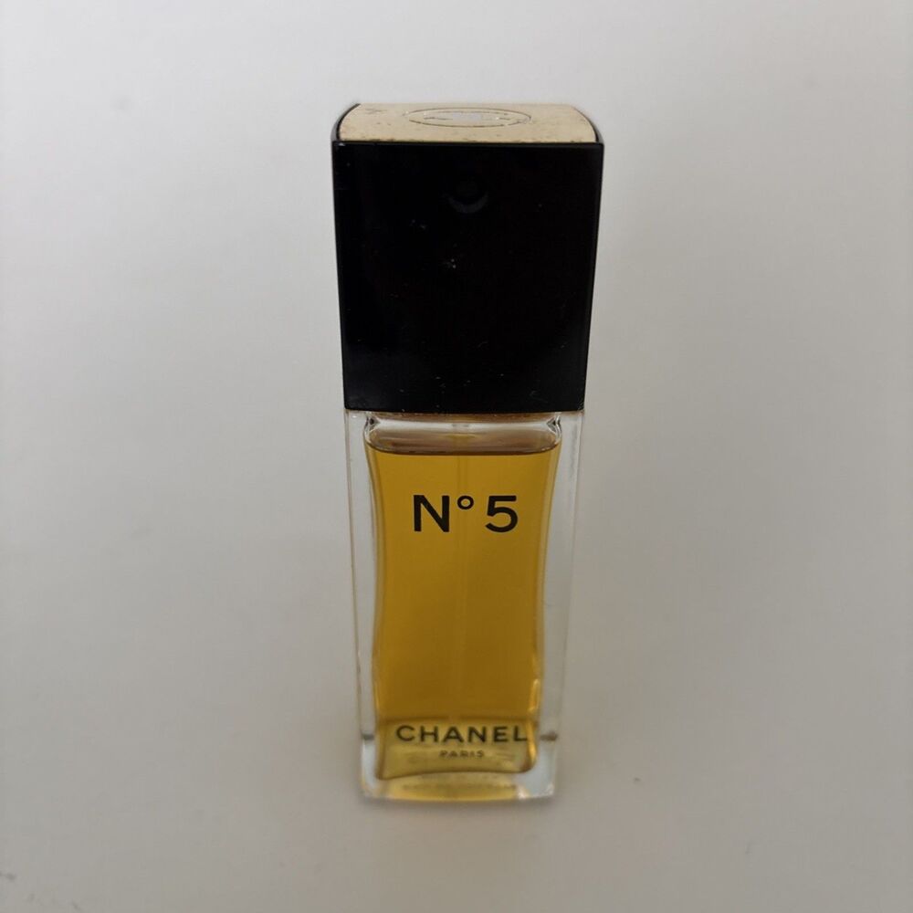 VTG Chanel Paris No. 5 Eau De Toilette Spray 35 mL 1.2 Fl. Oz USA 95% Full